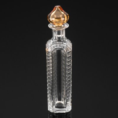 купить Графин "Колокольня", автор Е.В. Яновская, хрусталь, цветное стекло, алмазная грань, Ленинградский завод художественного стекла (ЛЗХС), СССР, 1960-1970 гг.