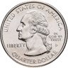 Купить США 25 центов (квотер, 1/4 доллара, quarter dollar) 1999 "Нью-Джерси", знак монетного двора "D"- Денвер