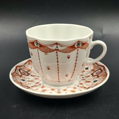 купить Пара кофейная "Паутинка", автор рисунка Н.Л. Петрова, фарфор, деколь, Ленинградский фарфоровый завод (ЛФЗ), Россия, 1989-2001 гг.