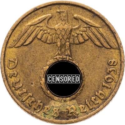 купить Германия (Третий рейх) 5 рейхспфеннигов (reichspfennig) 1938 F