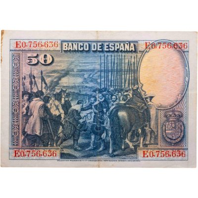 купить Испания 50 песет 1928