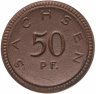 Купить Саксония (Германия) нотгельд 50 пфеннигов 1921