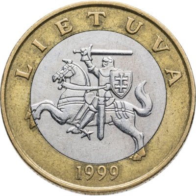 купить Литва 2 лита (litai) 1999