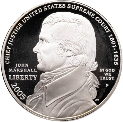 купить США 1 доллар (dollar) 2005 "170 лет со дня смерти Джона Маршалла"