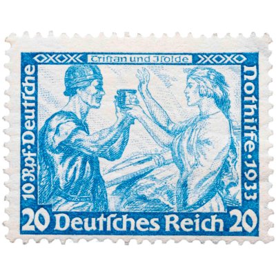 купить Германия, Третий Рейх 20+13 рейхспфеннигов 1933 Фонд "Экстренная помощь". Серия "Сцены из произведений Рихарда Вагнера"