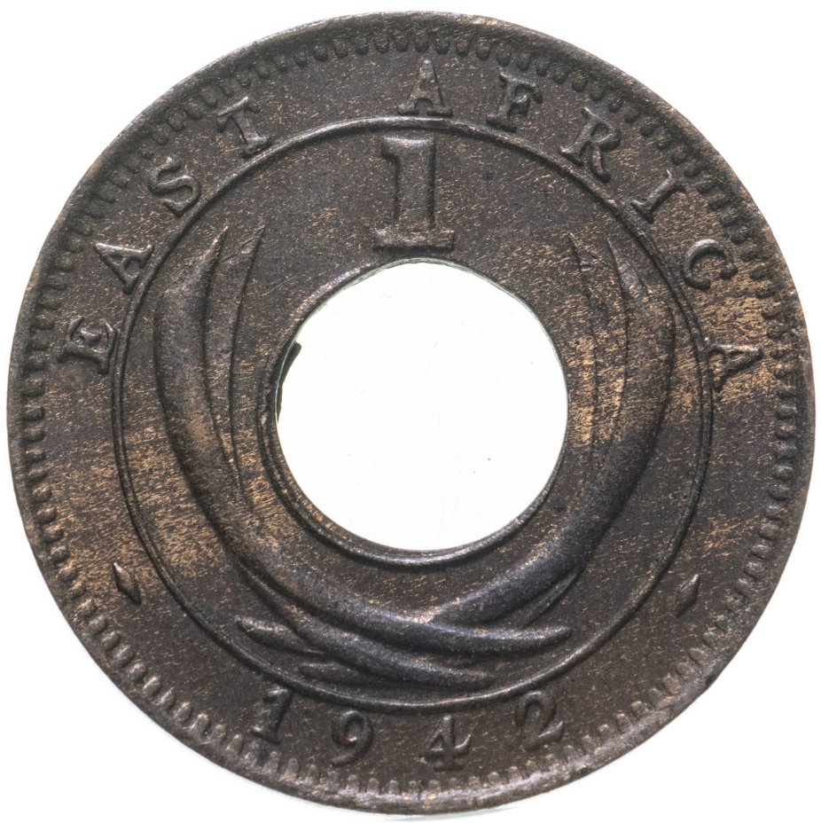 купить Британская Восточная Африка 1 цент (cent) 1942