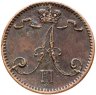 Купить 1 пенни (penni) 1891, монета для Финляндии