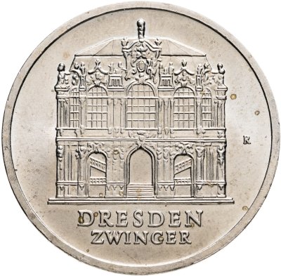 купить Германия (ГДР) 5 марок 1985 "40 лет со дня разрушения Дрездена, Цвингер"