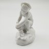 Купить Статуэтка "Юный садовод" ("Мальчик с лейкой"), скульптор Г.С. Столбова, фарфор, Ленинградский фарфоровый завод (ЛФЗ), СССР, 1960-1970 гг.