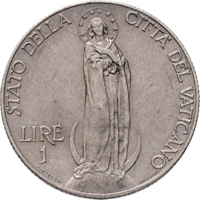 купить Ватикан 1 лира (lira) 1930