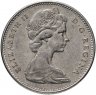 Купить Канада 5 центов (cents) 1965-1978 молодая королева (крупный портрет), СЛУЧАЙНЫЙ ГОД