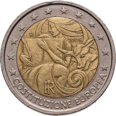 купить Италия 2 евро (euro) 2005 Европейская конституция