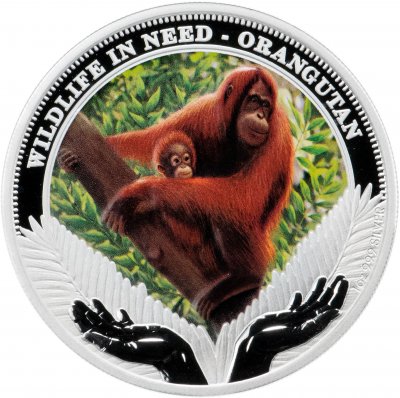 купить Тувалу 1 доллар 2011 «Сохраним наш мир - орангутан»