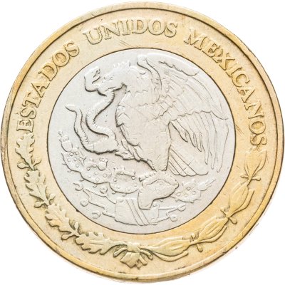 купить Мексика 10 песо (pesos) 2001 Смена тысячелетия - 2001 год