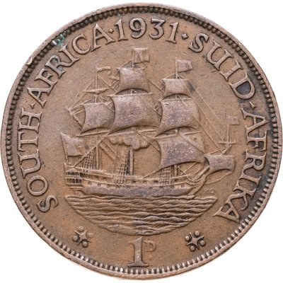 купить ЮАР 1 пенни (penny) 1931