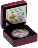 Купить Канада 20 долларов 2017 "Жемчужина жизни - Капля дождя на листе клена", в футляре с сертификатом