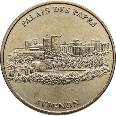 купить Франция туристический жетон "Папский дворец в Авиньоне" 2004