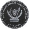 Купить Конго 20 франков 2019 "Пантера" в футляре с сертификатом