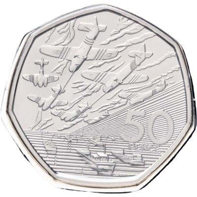 купить Великобритания 50 пенсов 2019 "75 лет высадке союзников в Нормандии" в коинкарте