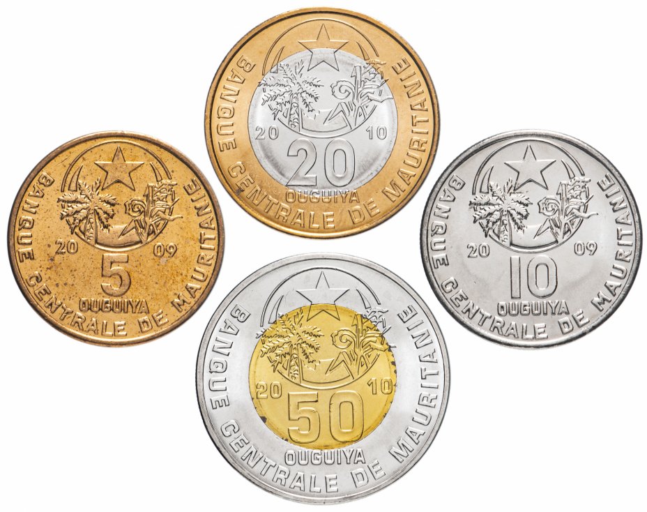 купить Мавритания набор монет 2009-2010 (4 штуки)