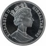 Купить Гибралтар 1 крона (crown) 1993 "XVII Зимние олимпийские игры, Лиллехаммер 1994 - Лыжные гонки"