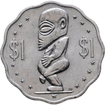 купить Острова Кука 1 доллар (dollar) 1992