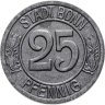 Купить Германия "Бонн" 25 пфеннигов 1920 нотгельд  Людвиг ван Бетховен