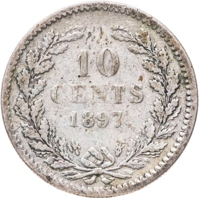 купить Нидерланды 10 центов (cents) 1897