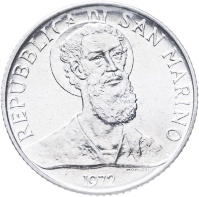 купить Сан-Марино 2 лиры 1972