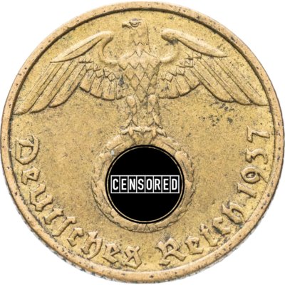 купить Германия (Третий Рейх) 5 рейхспфеннигов 1937 "G"