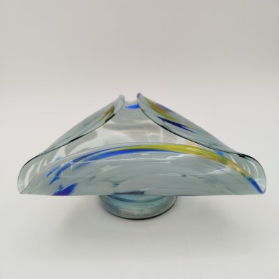 купить Пепельница оригинальной треугольной формы, стекло, гутная техника, СССР, 1960-1980 гг.