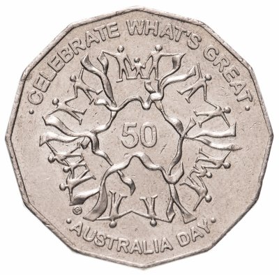 купить Австралия 50 центов (cents) 2010 День Австралии