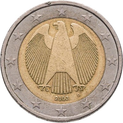 купить Германия 2 евро D 2003