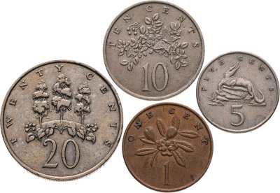 купить Ямайка набор центов 1969 (4 штуки)