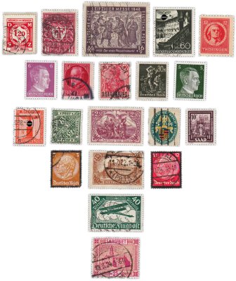 купить Германия набор из 20 марок "Германия (Третий Рейх), Богемия и Моравия"