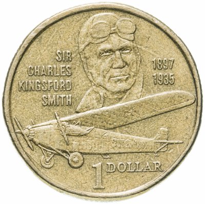 купить Австралия 1 доллар (dollar) 1997 100 лет со дня рождения Чарльза Кингсфорда Смита