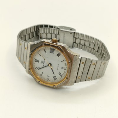 купить Часы наручные "Continental quartz", сталь, стекло, золочение, Швейцария, 1990-2000 гг.