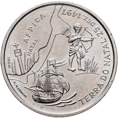 купить Португалия 200 эскудо (escudos) 1998 "Путешествие Васко да Гамы в Индию 1498 года - Южная Африка, Натал"