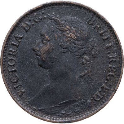 купить Великобритания 1 фартинг (farthing) 1883