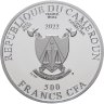 Купить Камерун 500 франков 2022 "Климт - Водяные змеи" в футляре, с сертификатом