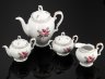 Купить Сервиз чайно-кофейный,  на 6 персон, украшенный орнаментом "Роза" (28 предметов), фарфор, деколь, золочение, Kahla, Германия, 1937-1956 гг.