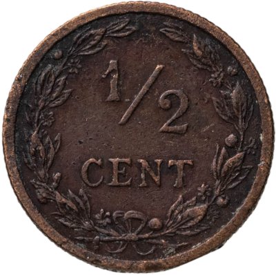 купить Нидерланды 1/2 цента (cent) 1906