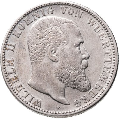 купить Германская империя, Вюртемберг 2 марки 1906 F