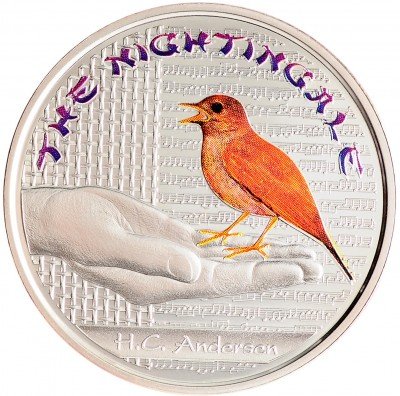 Купить Фиджи 1 доллар 2010 "Сказки Андерсена - Соловей"