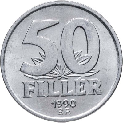 купить Венгрия 50 филлеров (filler) 1990