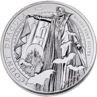 купить Великобритания 2 фунта (pounds) 2025 "Граф Дракула"
