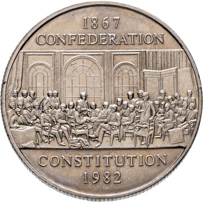 купить Канада 1 доллар (dollar) 1982 "115 лет конституции Канады"