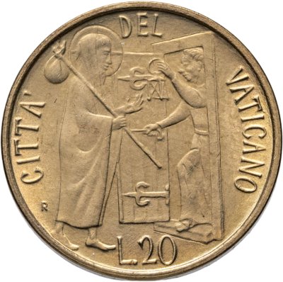 купить Ватикан 20 лир (lire) 1981