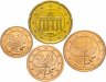 Купить Германия полный годовой набор 2009 случайный двор  (4 монеты - 1, 2, 5, 20 евроцентов)