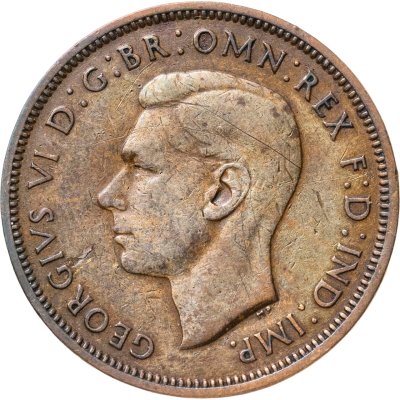 купить Великобритания 1/2 пенни (penny) 1937